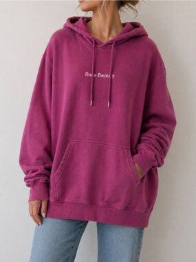 Rare Beauty Selena Gomez Limited Edition Merlot Oversized Hoodie XL